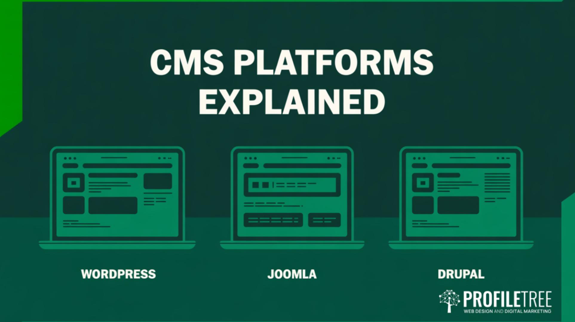 CMS Platforms Explained WordPress, Joomla and Drupal