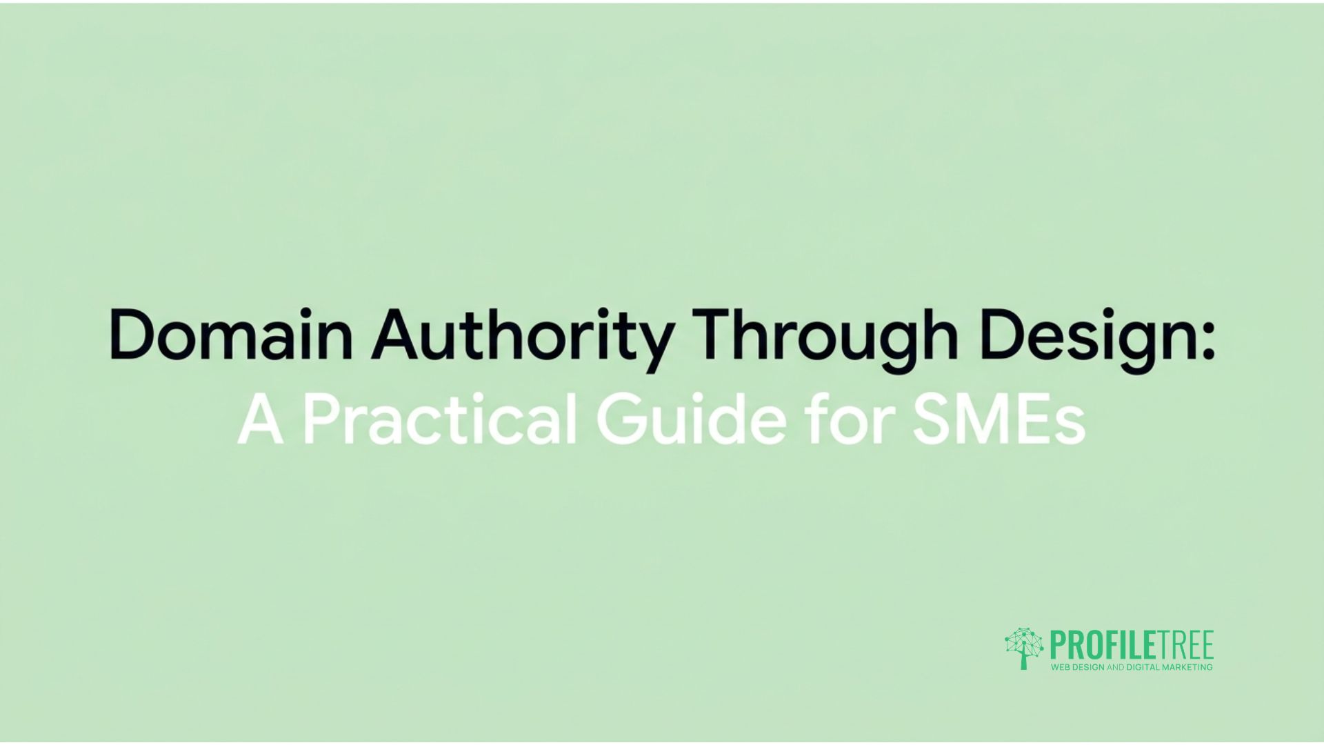 Domain Authority Through Design