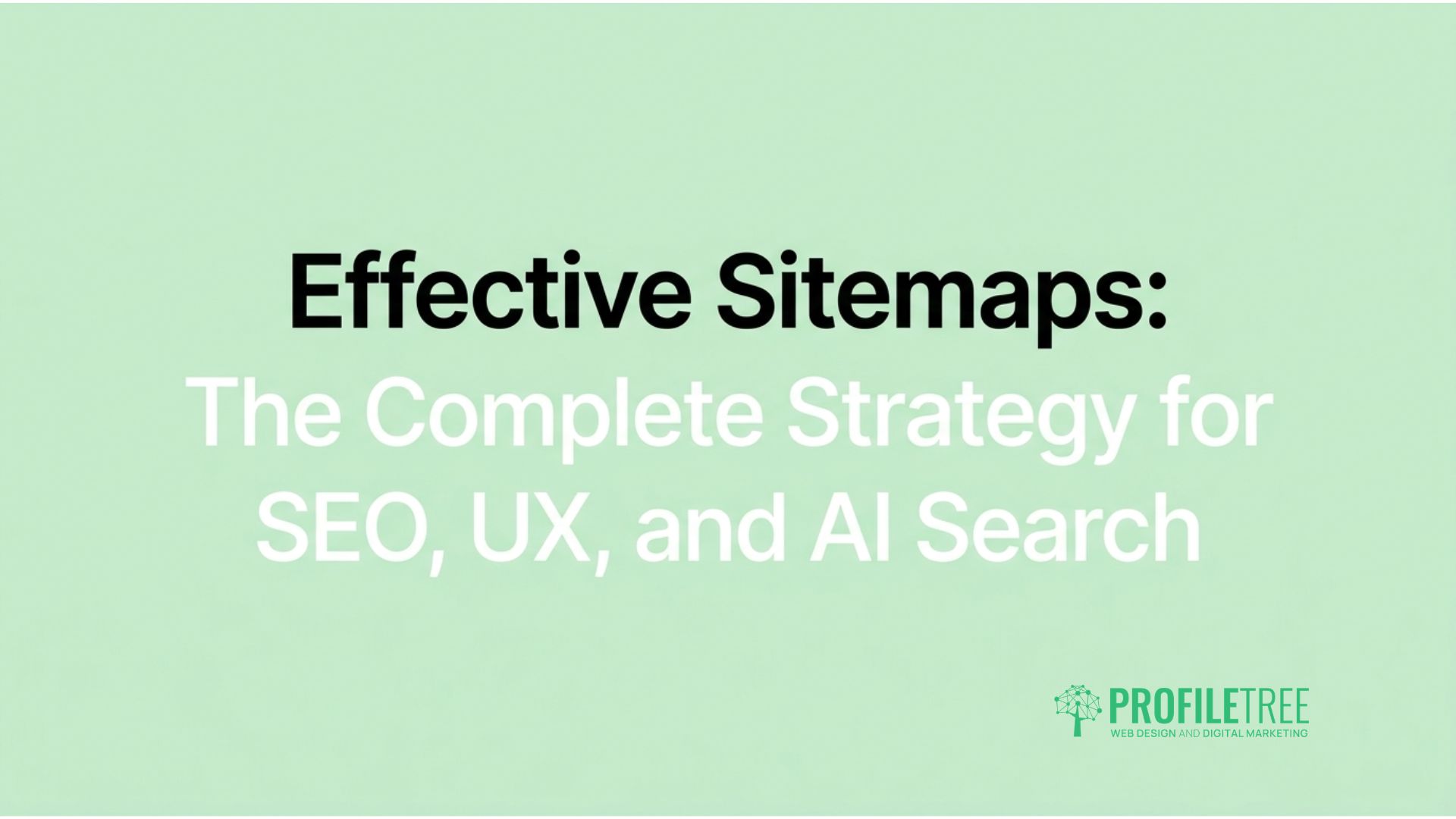 Effective Sitemaps