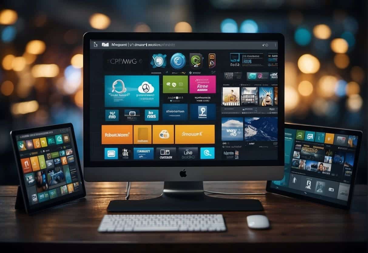 A computer screen displaying various website plugins with advanced features for complex needs