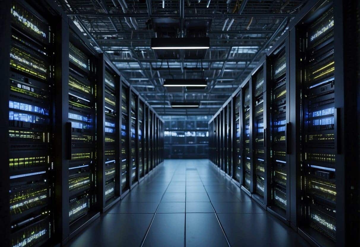 A network of servers delivering content globally, monitored for performance
