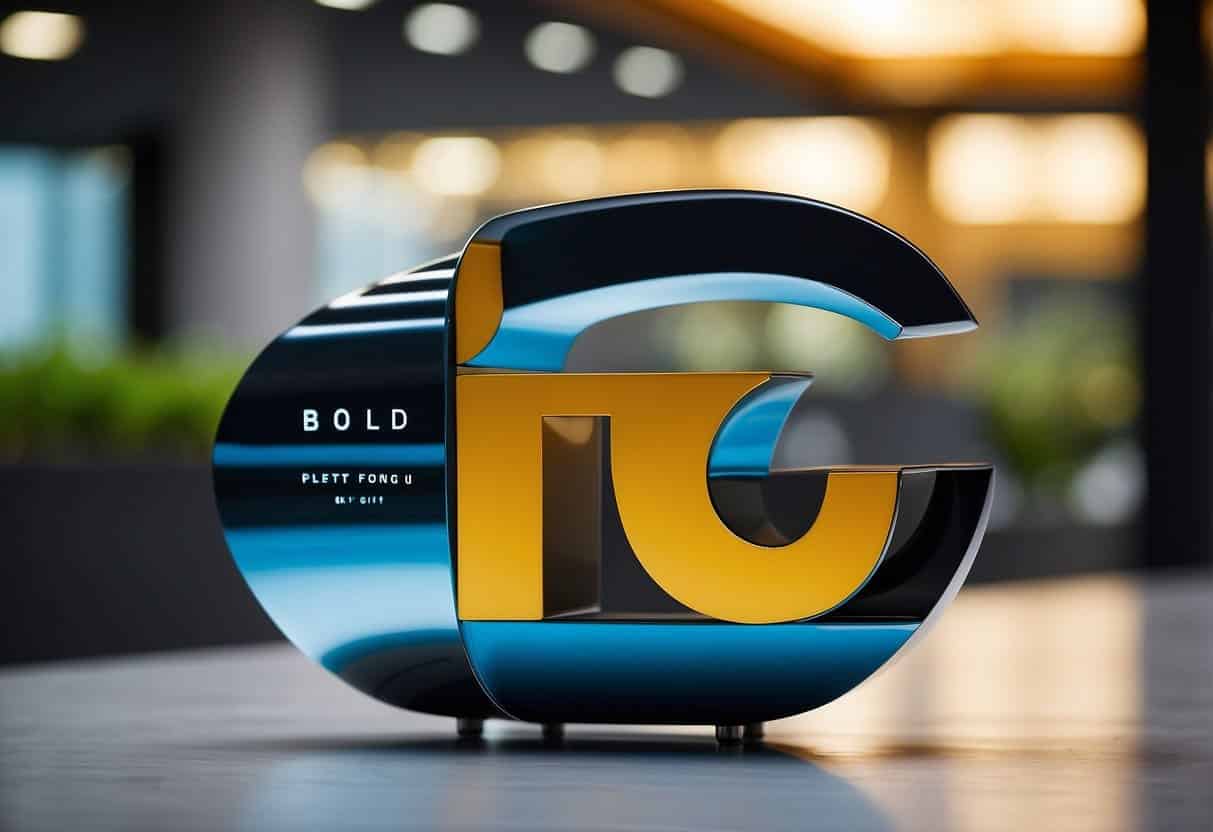 A bold, modern font stands out against a clean, minimalist background, conveying a sense of professionalism and sophistication. The typography is carefully chosen to reflect the brand's identity and values, adding depth and character to the overall design