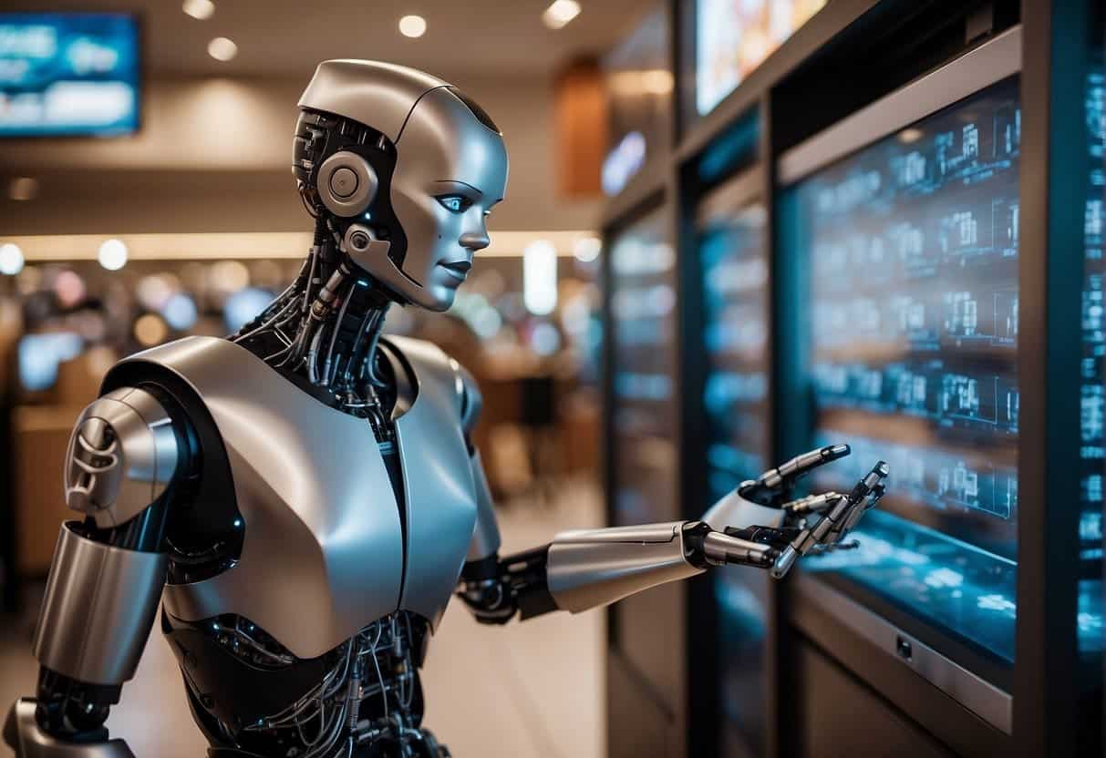 AI technology revolutionizes traditional retailing. Automated systems replace manual tasks. Ethical concerns arise. Future outlook uncertain
