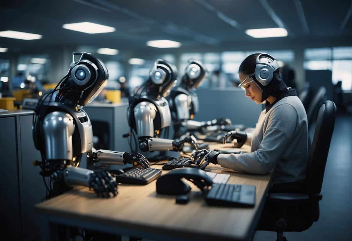 Workers replaced by robots. Data overload. AI struggles