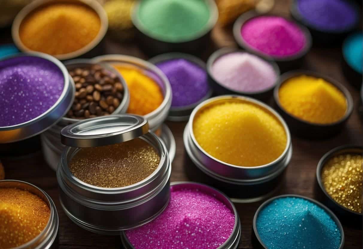 Engaging Product Descriptions - A colorful array of products arranged neatly with descriptive tags and vibrant backgrounds, catching the eye and inviting further exploration