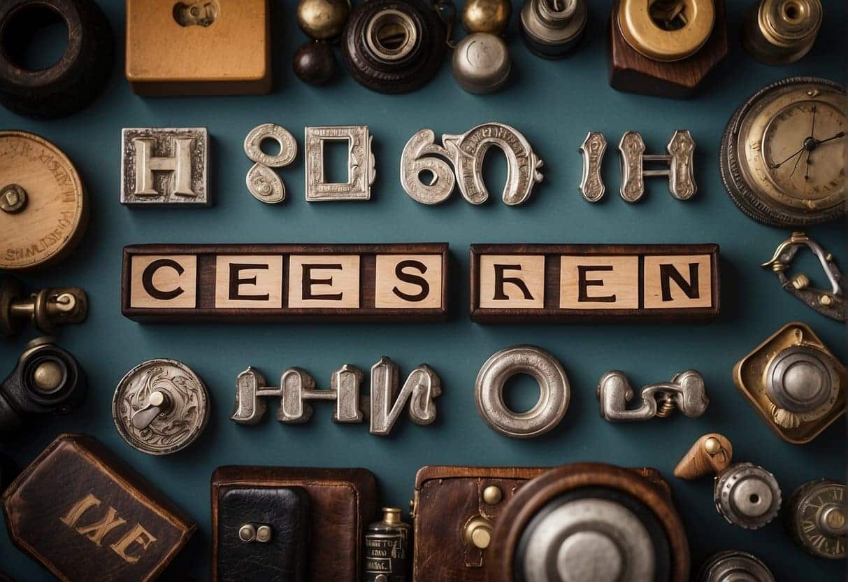 A variety of fonts and styles arranged in a visually appealing manner, with keywords strategically placed for search engine optimization