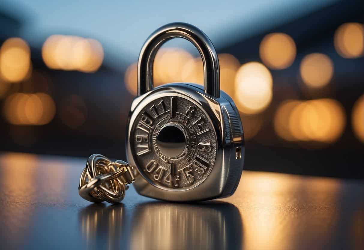 A secure lock icon appears next to a website URL, while a search engine displays higher rankings for HTTPS sites