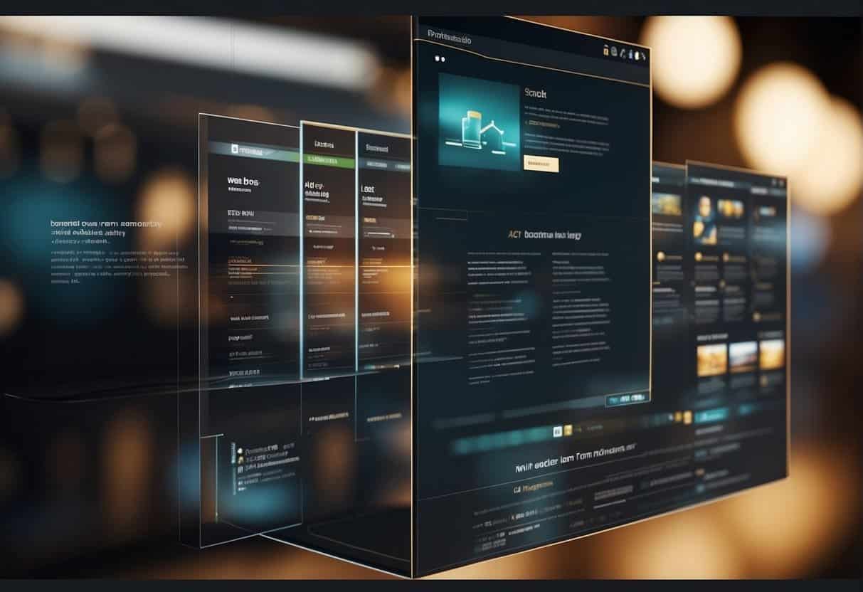 A website with a clear and organized structure, featuring well-designed navigation and user-friendly layout, with emphasis on boosting domain authority