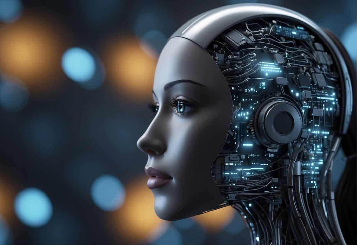 AI algorithms processing data with user consent in web experiences. No humans or body parts