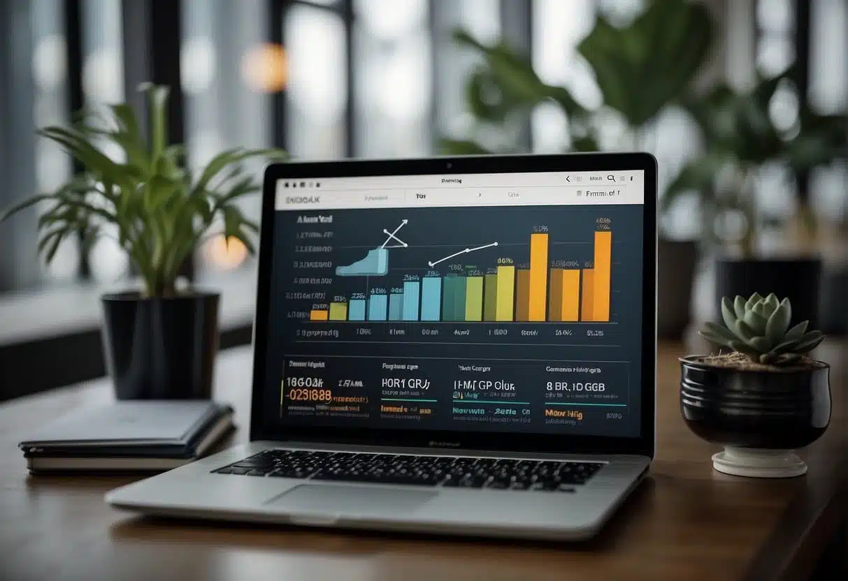 A graph showing increasing brand engagement and sales alongside user-generated content