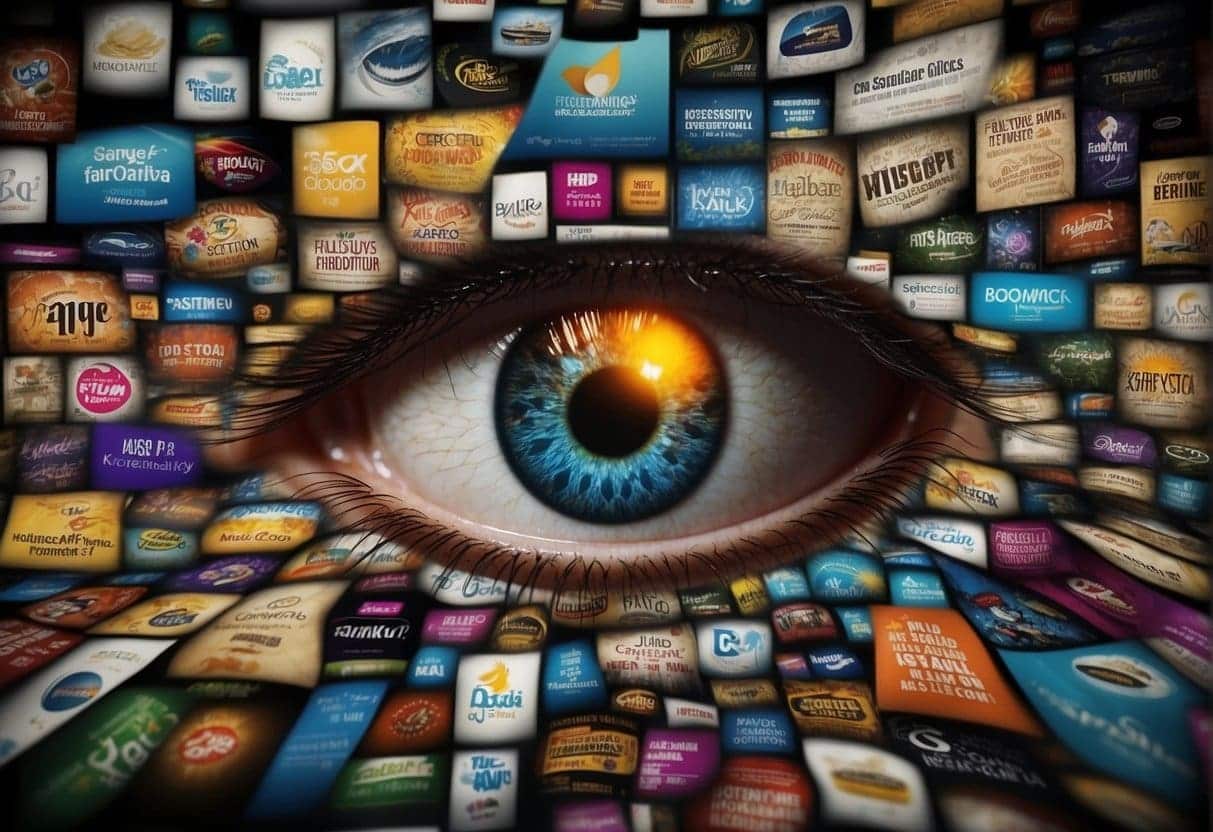 A bold advertisement featuring logical fallacies grabs attention, influencing brand perception and consumer trust - creative advertising