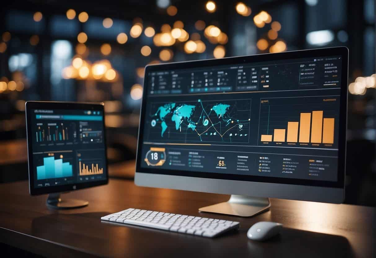 A computer screen displays various analytics tools and techniques, with a focus on cookieless solutions for enhancing user experience