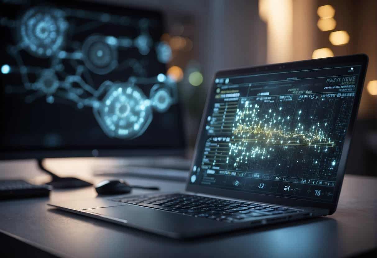 AI analyzes data for insurance risk. Customized policies result. Visualize AI processing data, generating policies
