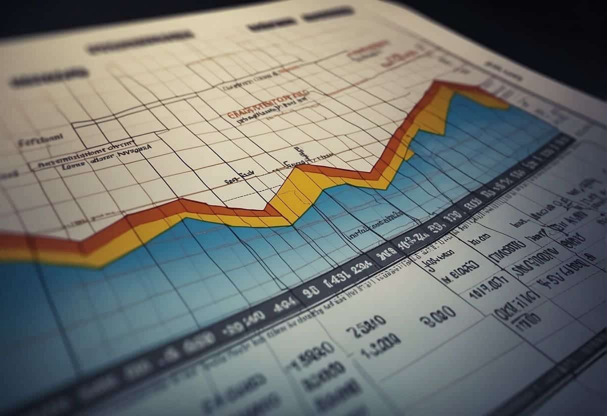 A graph showing marketing cost decreasing per customer across various channels