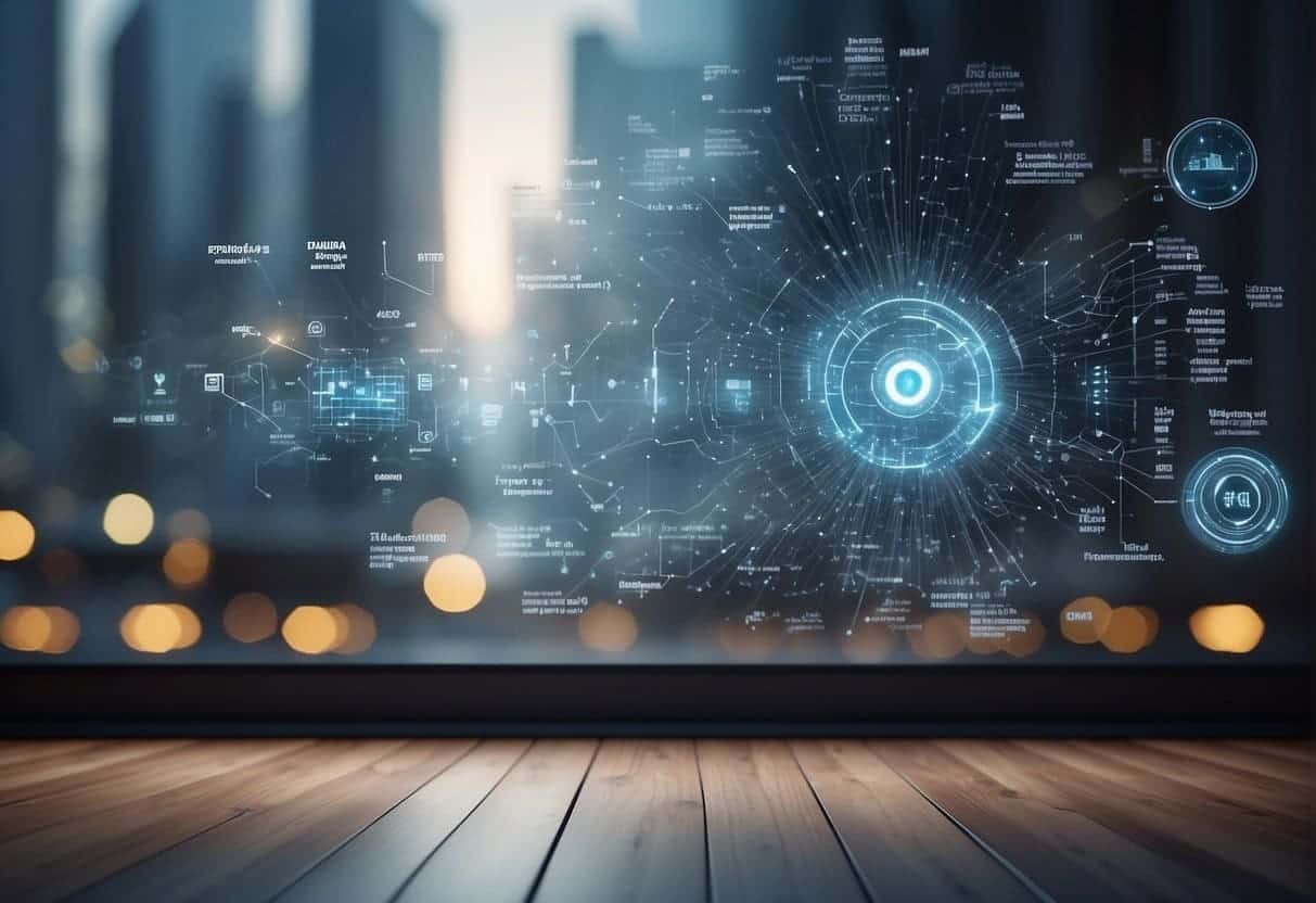 An AI algorithm displays transparent explanations, building trust with users
