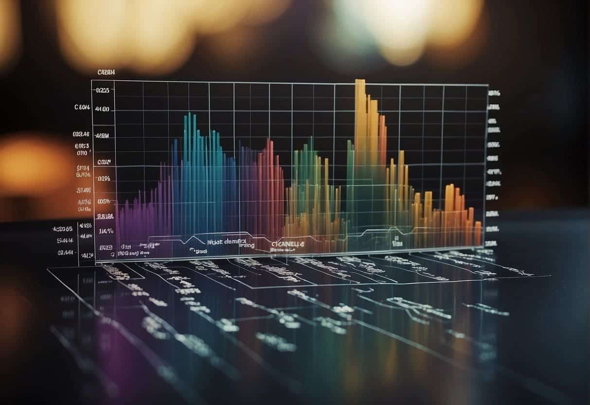 A graph showing CPM's impact on integrated marketing channels