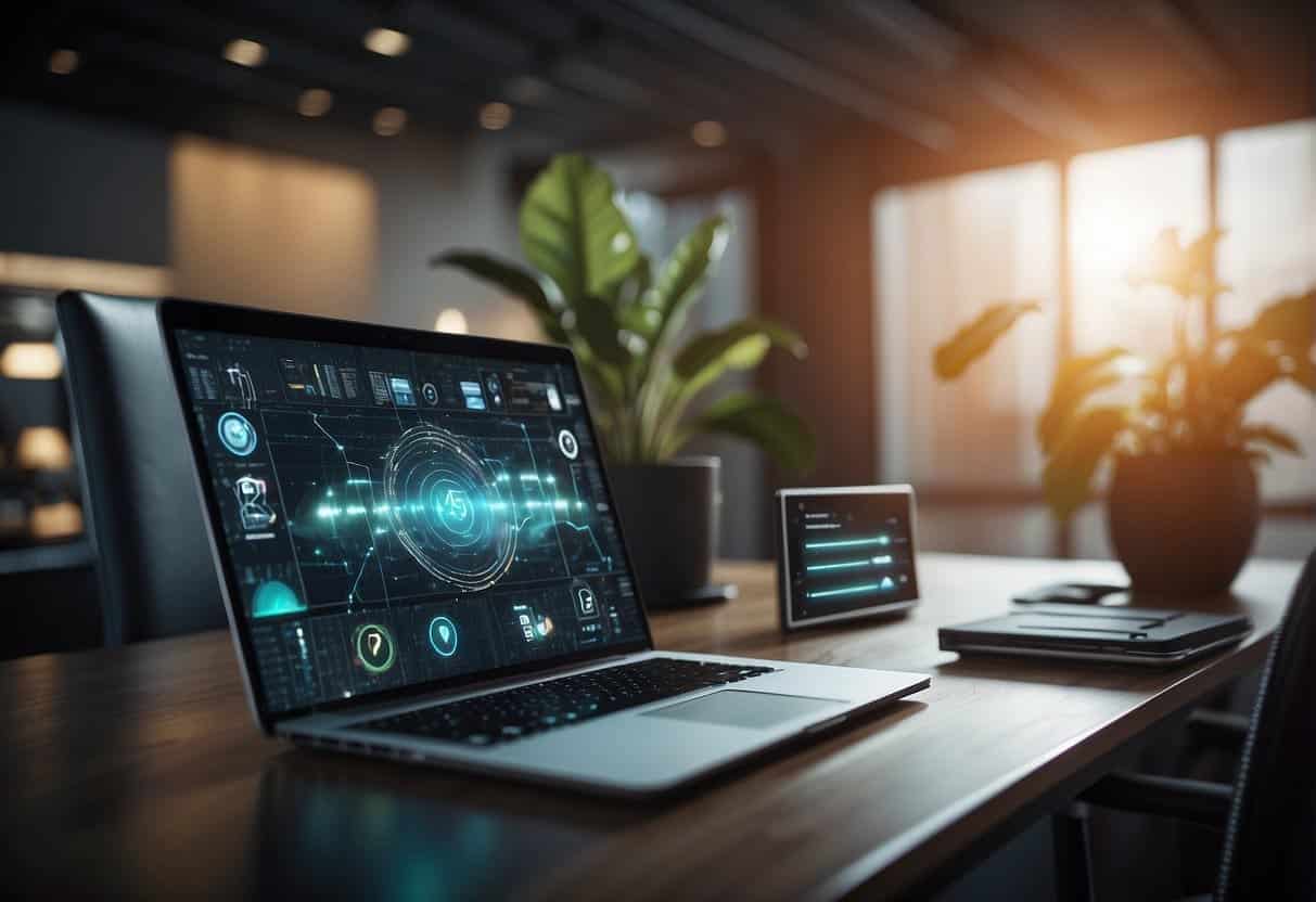 An AI system identifies and categorizes leads, then engages in personalized nurturing to enhance sales and lead generation