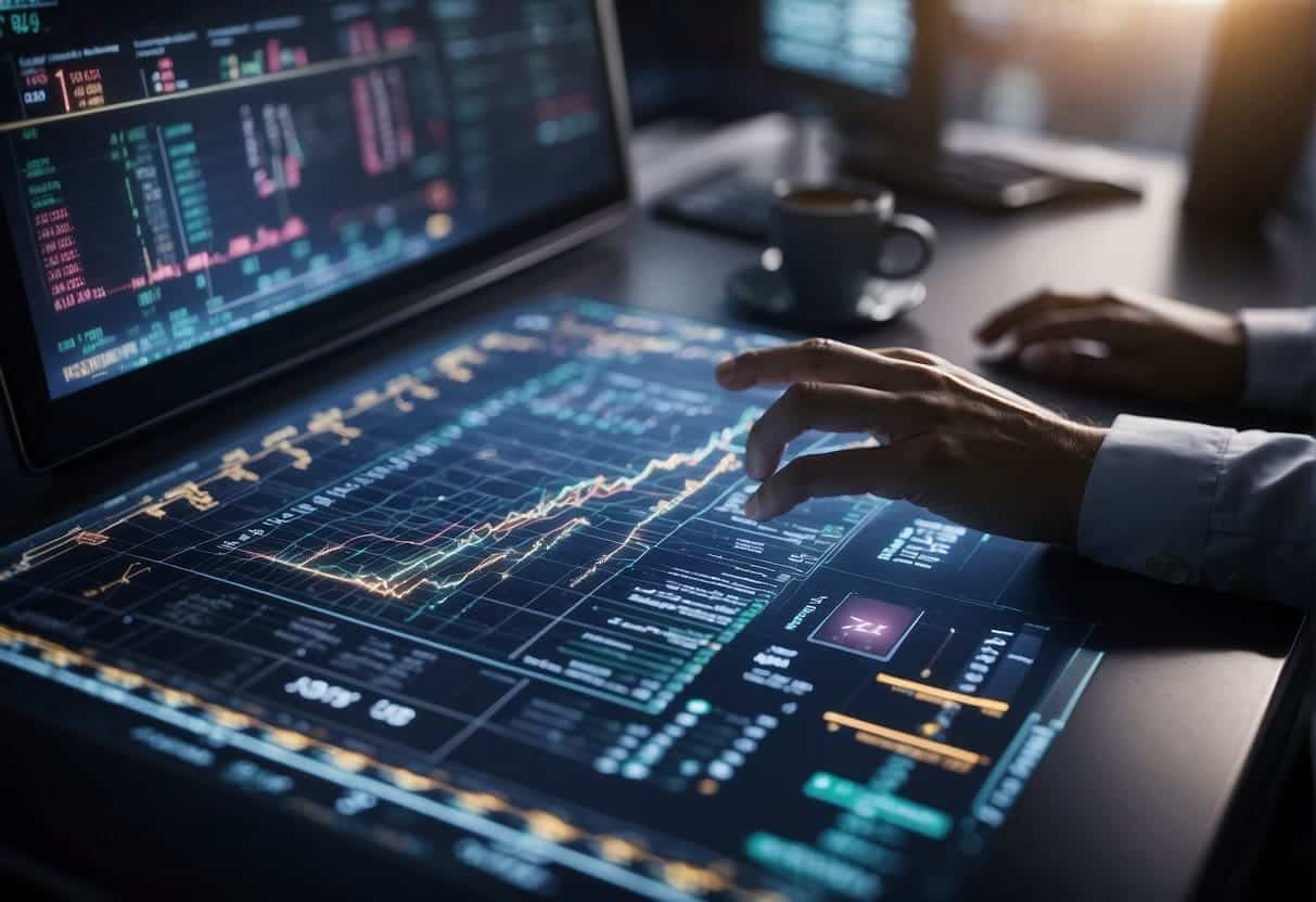 AI analyzes financial data, predicting market trends and managing risks. It interacts with customers, providing personalized experiences in finance