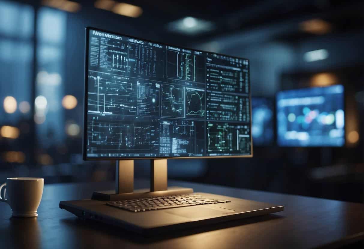 Various AI algorithms working together to detect and prevent security threats in a network environment