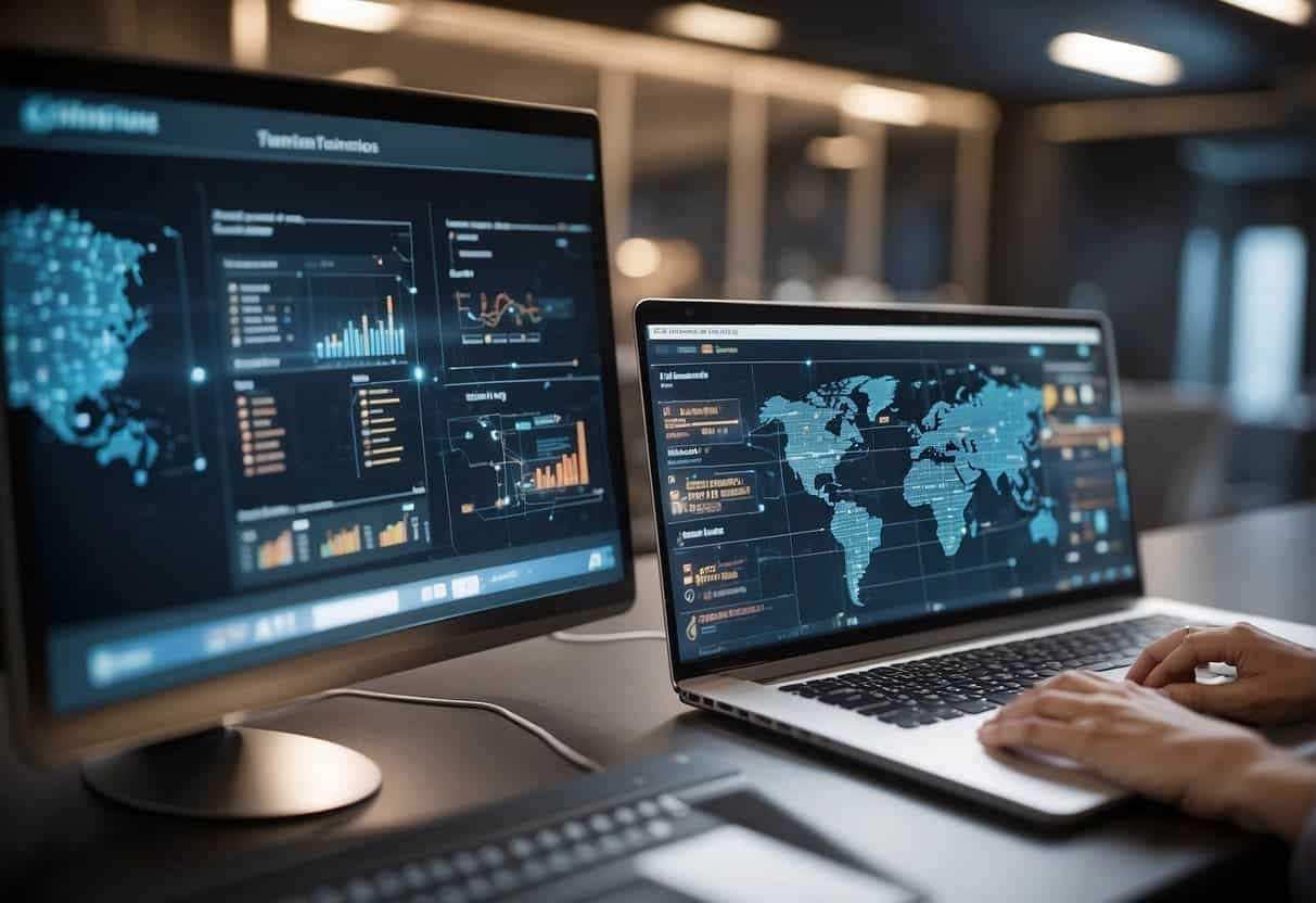 AI technologies interact with corporate training materials, customizing learning paths