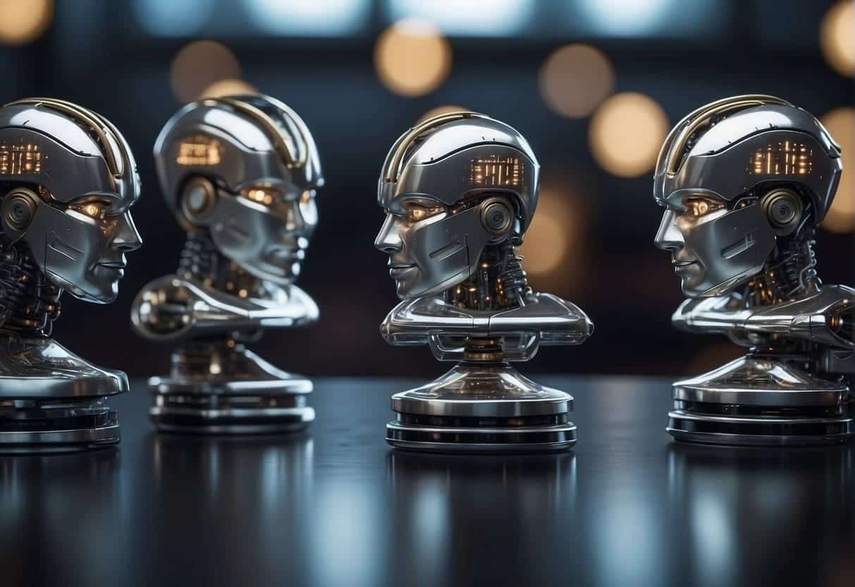 A group of tech companies showcasing AI applications for small business legal services
