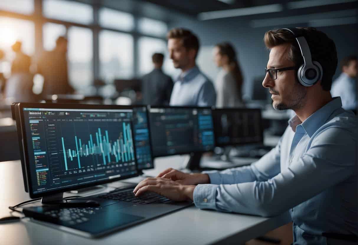 AI analyzes data, creating personalized video content for SMEs. Insights drive targeted marketing