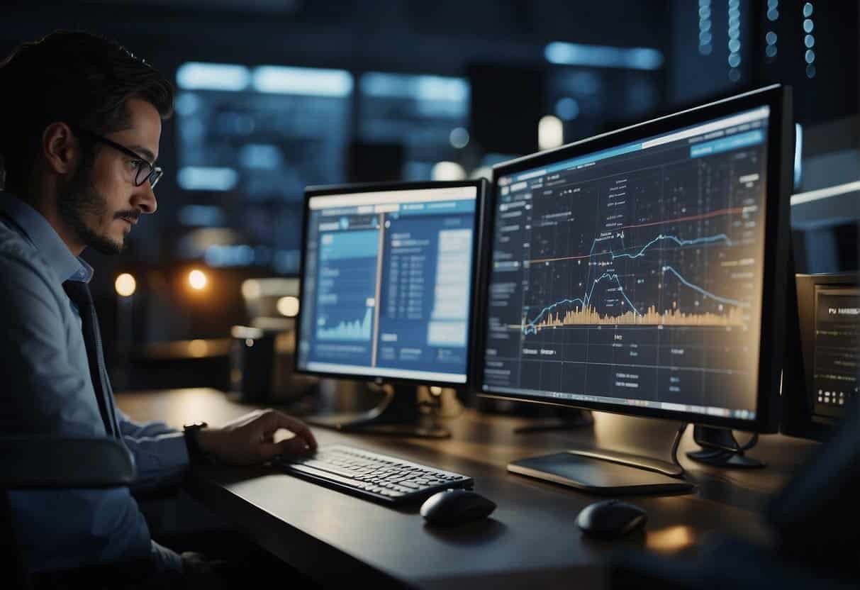 A computer algorithm analyzes data for a nonprofit's marketing strategy, enhancing impact through technology
