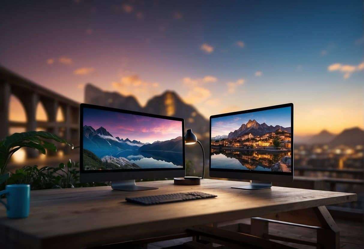 A side-by-side comparison of Affinity Designer and Adobe Illustrator, with Affinity Designer highlighted as a cost-effective alternative