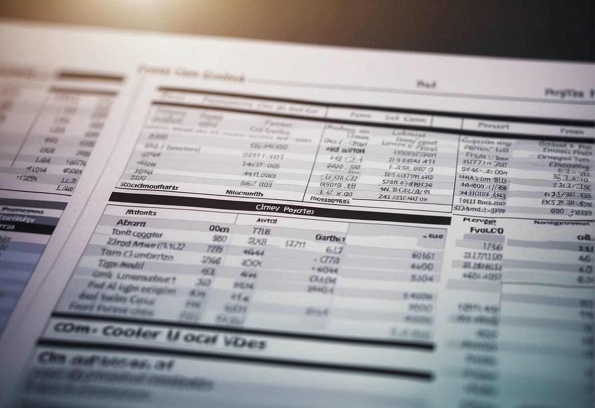 A spreadsheet with labeled columns for "CRM Pricing" and "ROI" next to a list of budget-friendly CRM options for SMEs