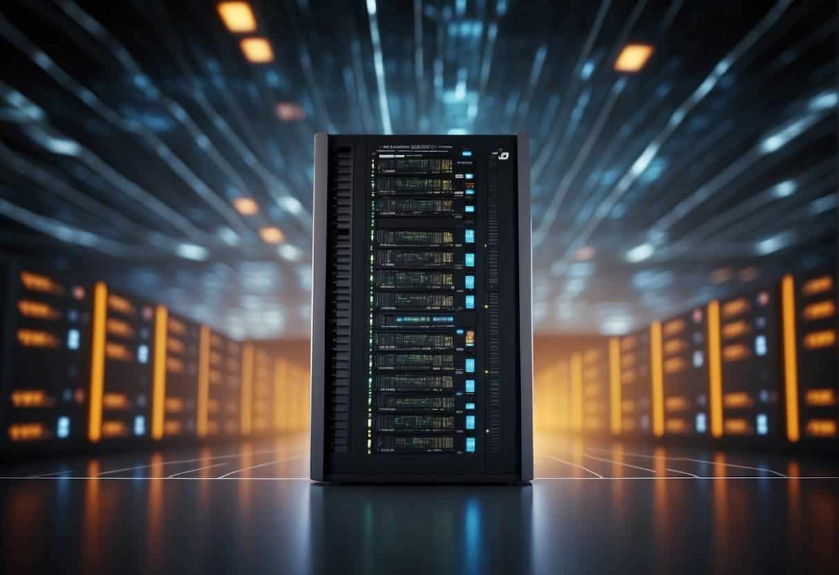 A web server sends data to multiple locations. CDN improves web performance. Servers are connected globally
