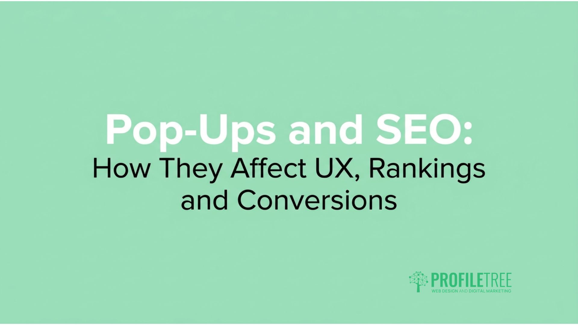 Pop-ups impact
