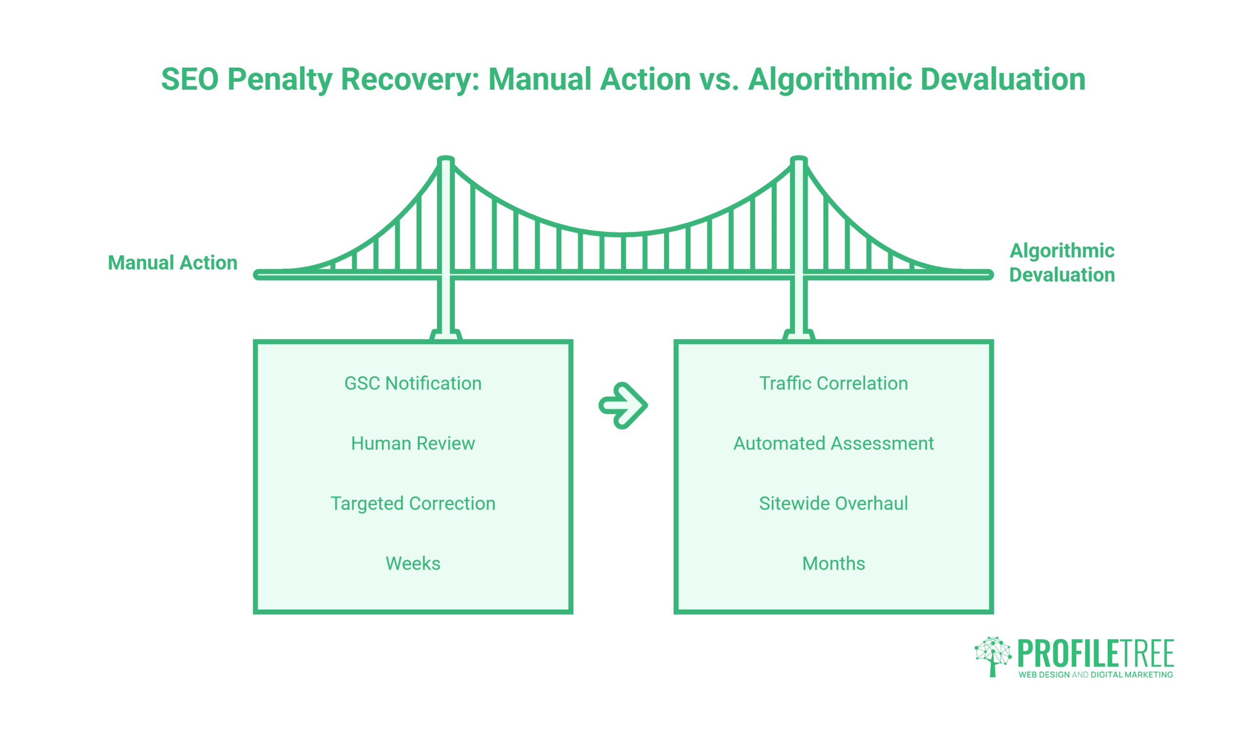 Manual Action vs. Algorithmic Drop: Recovering from SEO Penalties