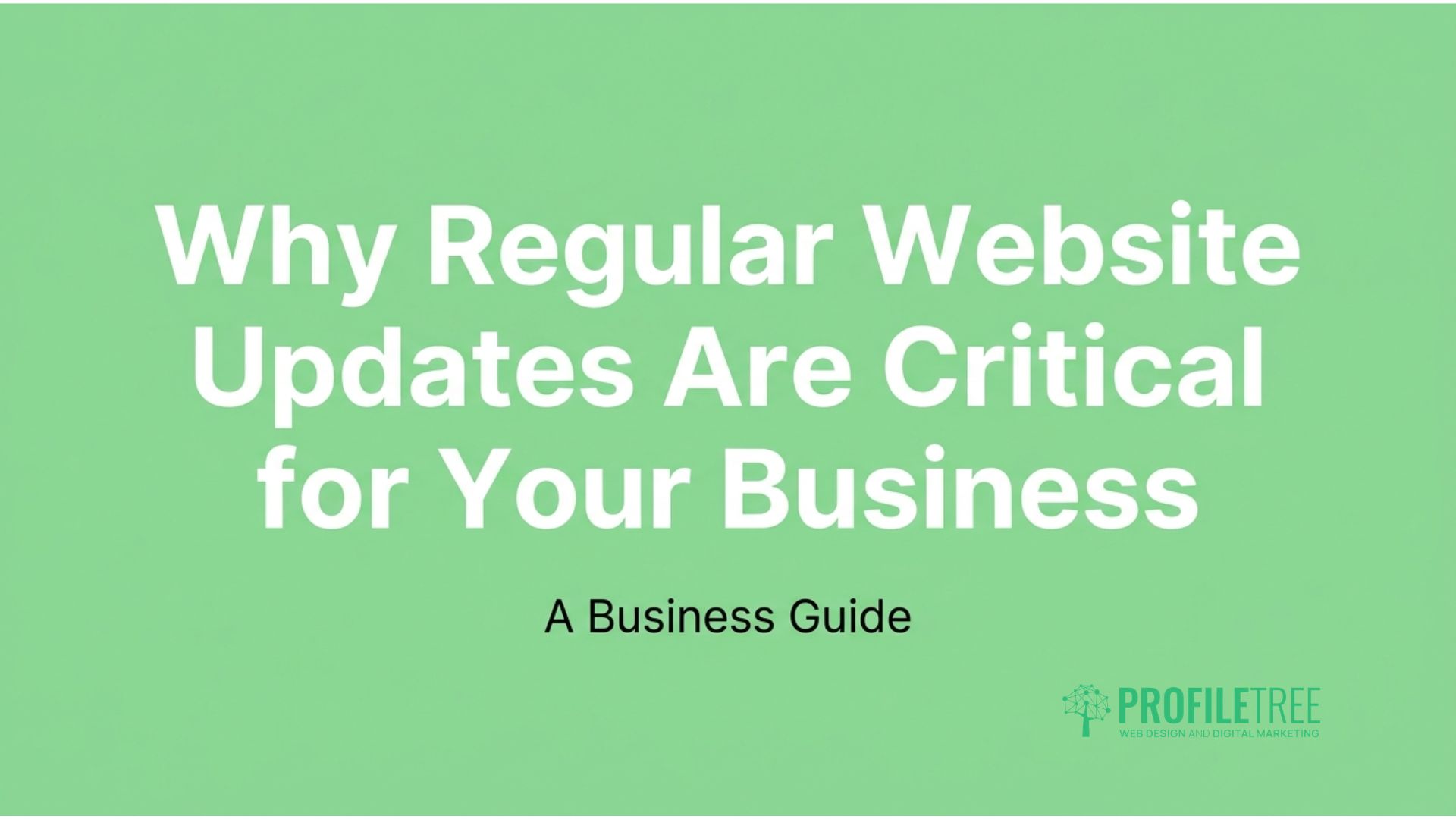 Regular Website Updates