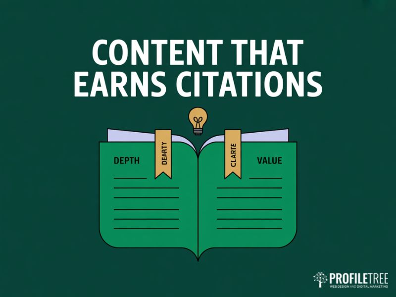  Flat vector graphic of a document with depth clarity and value tabs illustrating content focused SEO Tactics