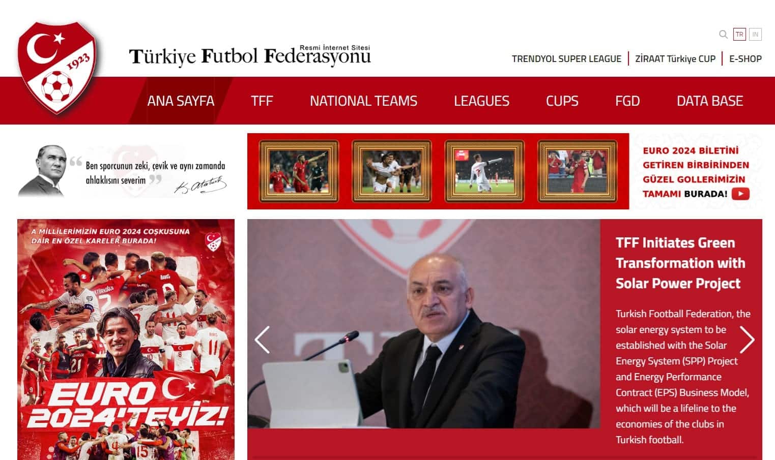 Digital Presence Euros - Turkey Website Screenshot