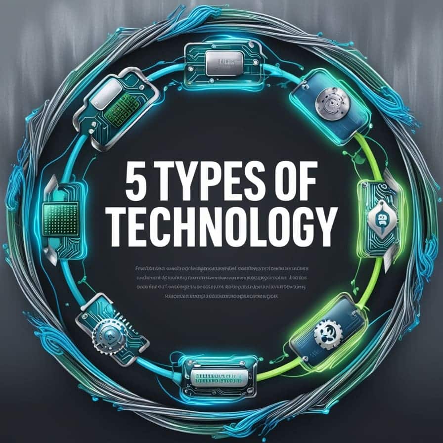 What are the 5 Types of Technology?