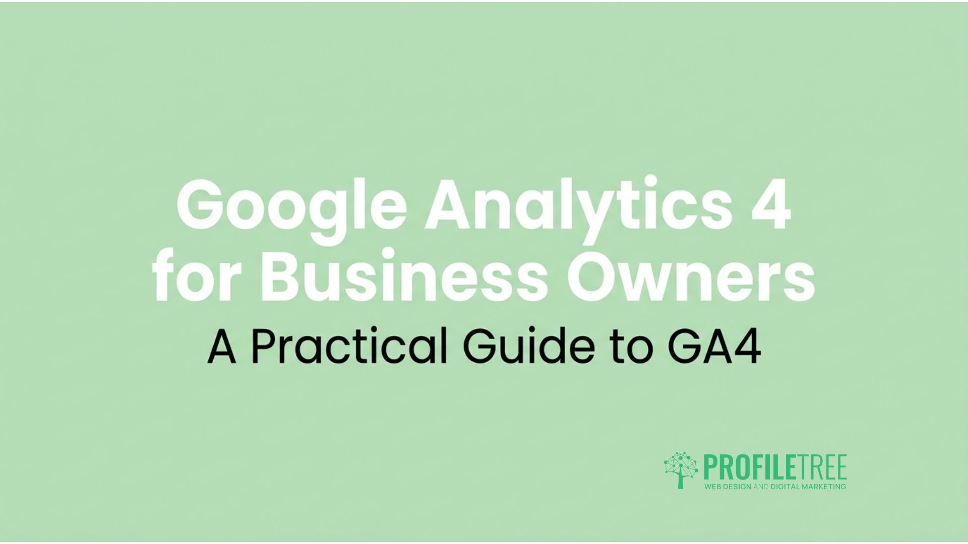Google Analytics 4 Training