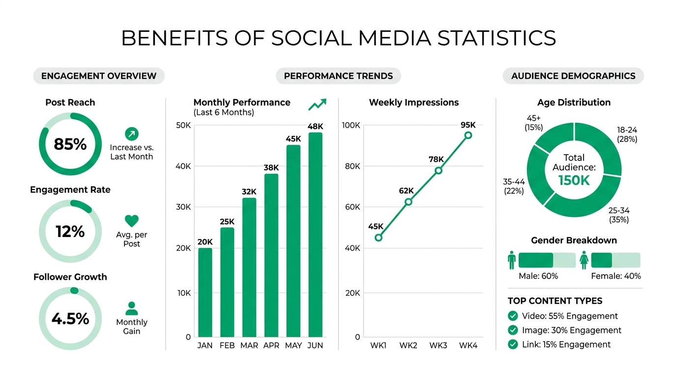 benefits of social media statistics