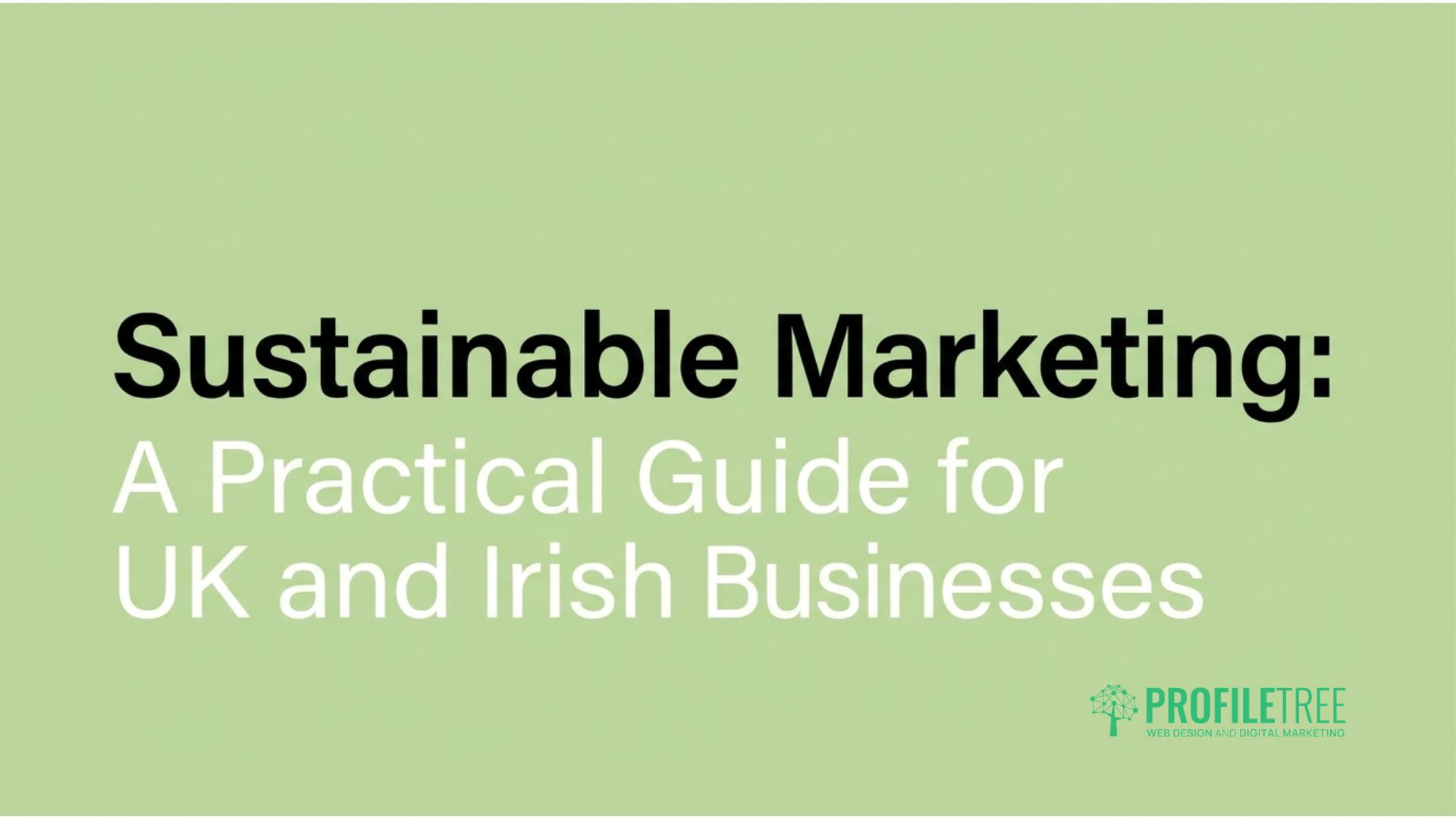 Sustainable Marketing