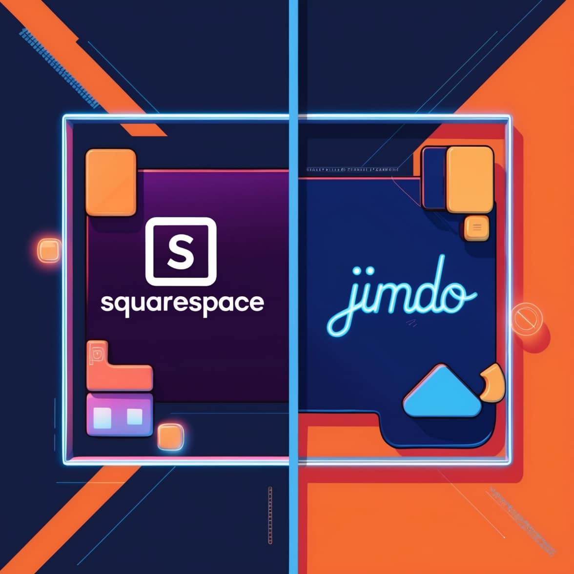 Squarespace and Jimdo