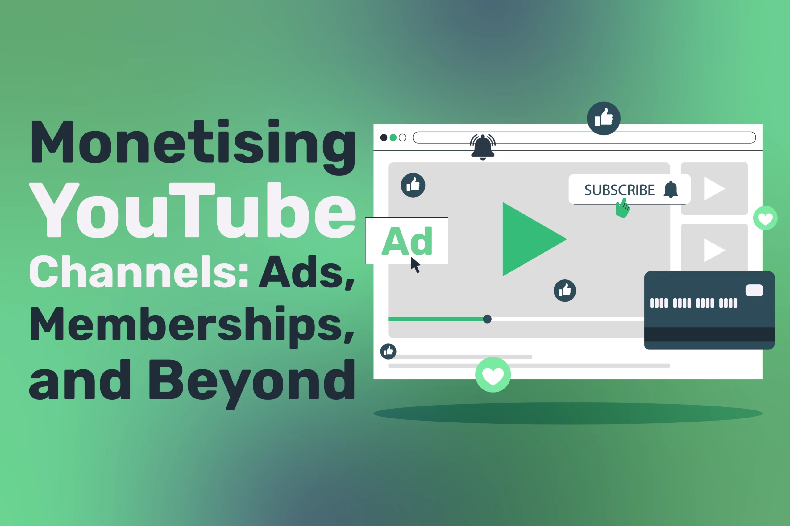 Monetising YouTube Channels