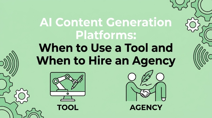 AI Content Generation Platforms: When to Use a Tool and When to Hire an Agency
