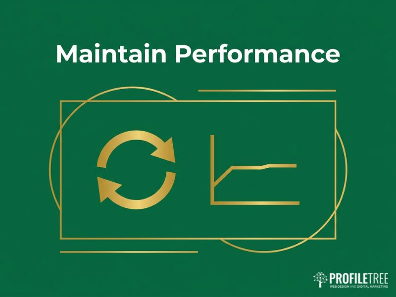 Vector illustration of monitoring that maintains website page speed.