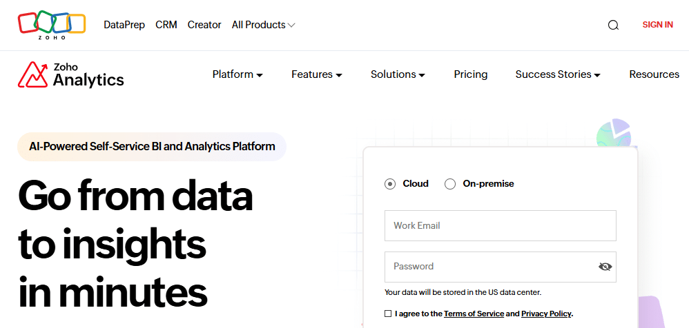 Analytics Tools for SMBs - Zoho