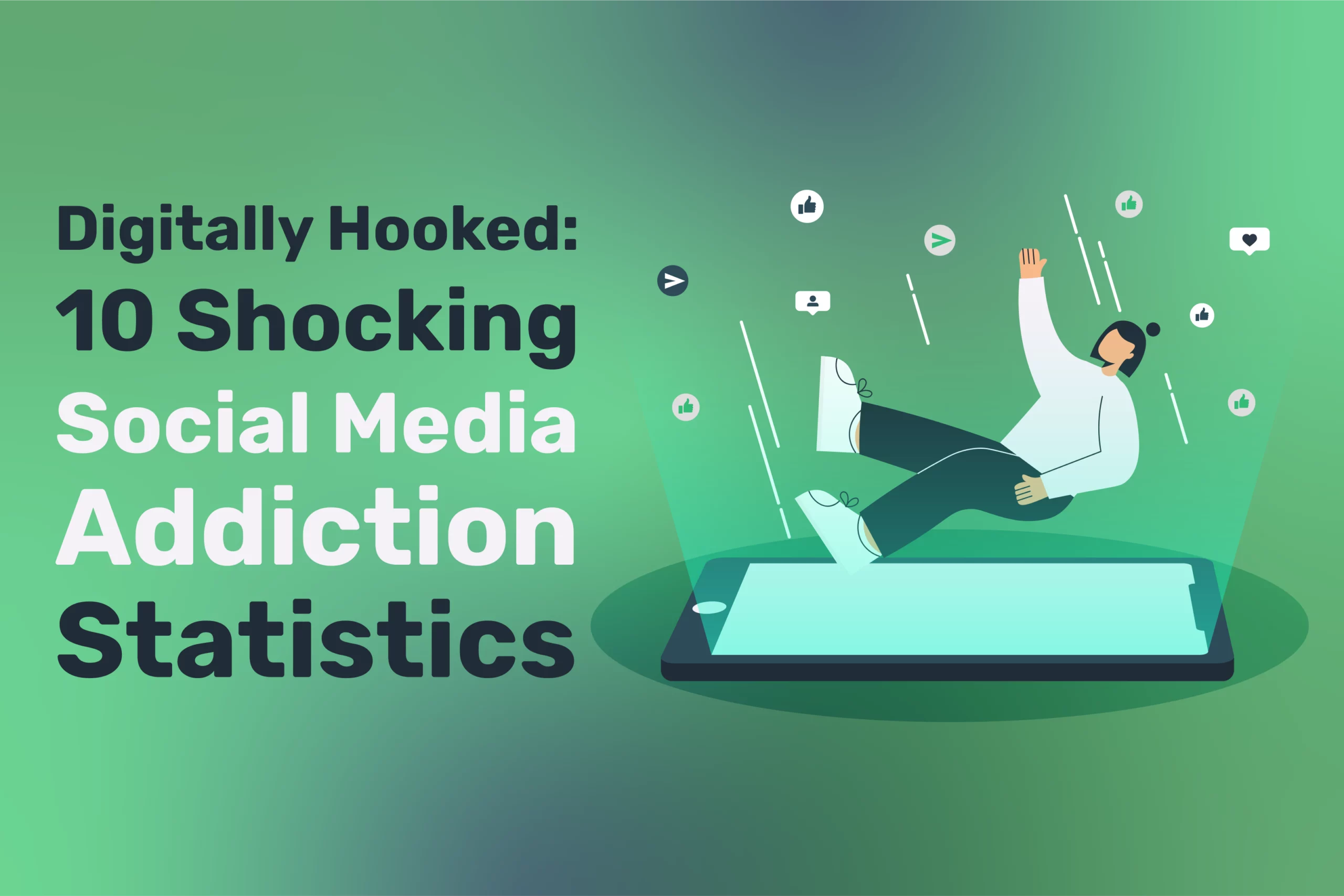 Digitally Hooked: 10 Shocking Social Media Addiction Statistics