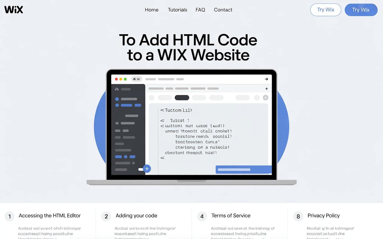 How to Add HTML Code to Your Wix Website