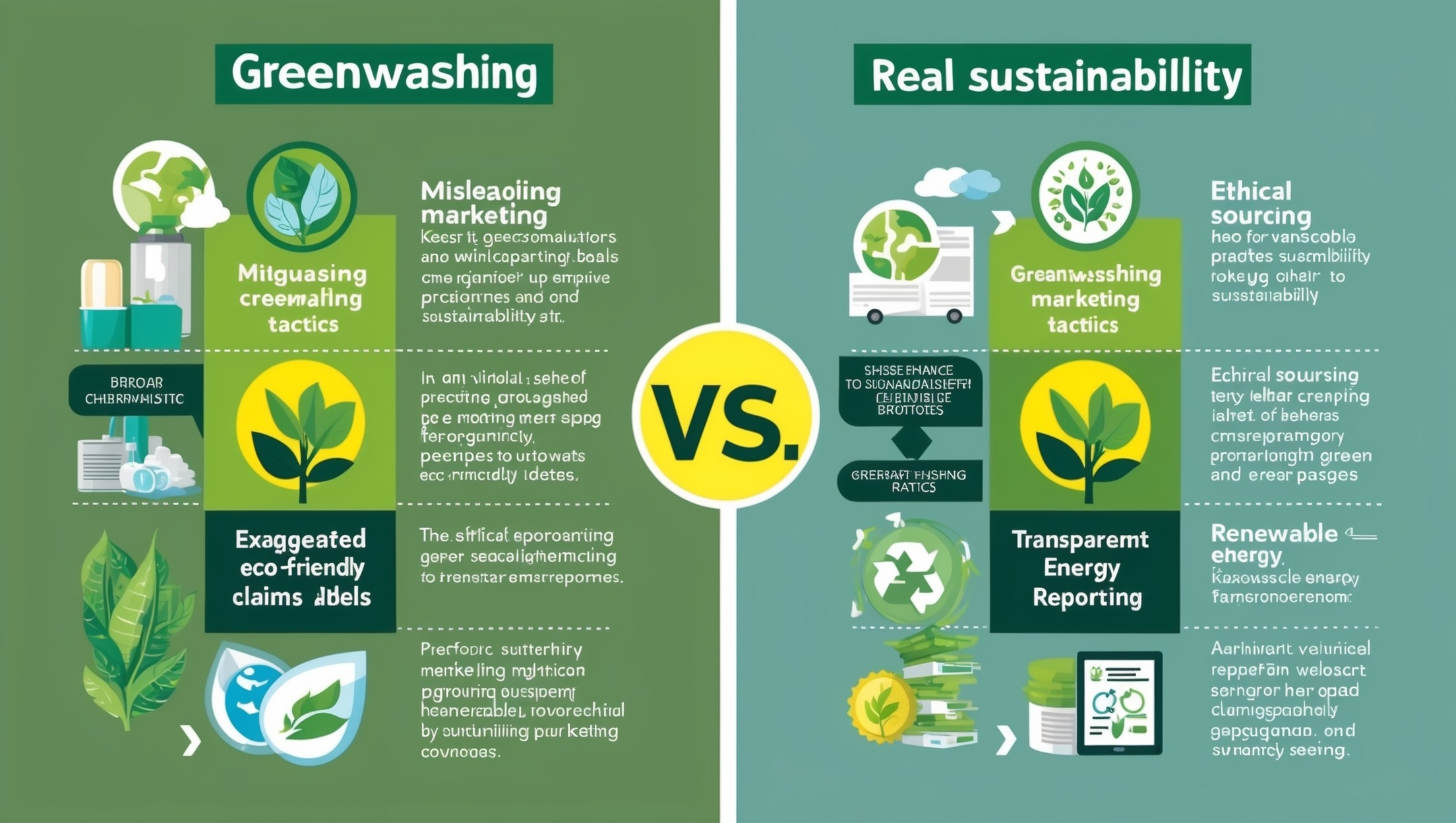 Greenwashing vs Real Sustainability