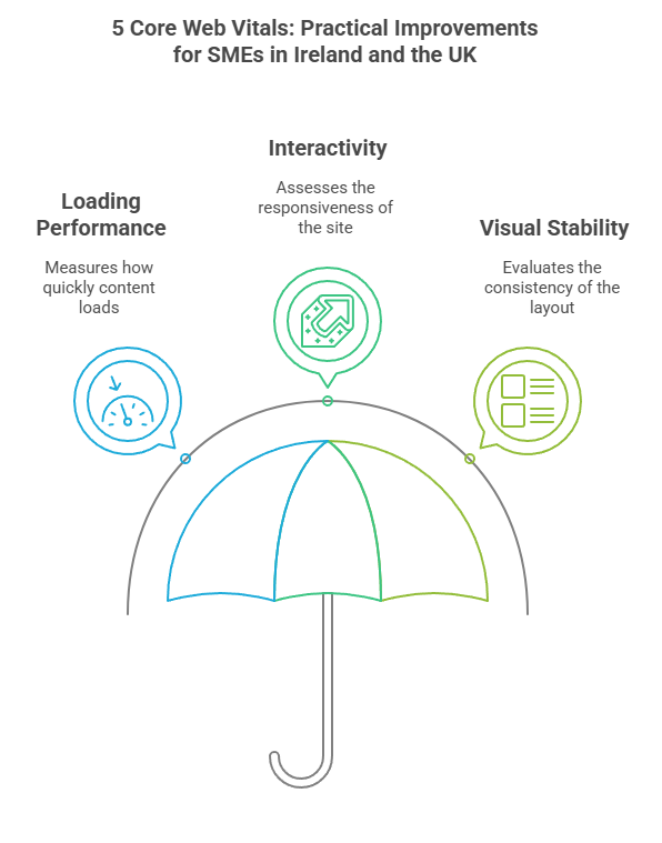 5 Core Web Vitals: Practical Improvements for SMEs in Ireland and the UK