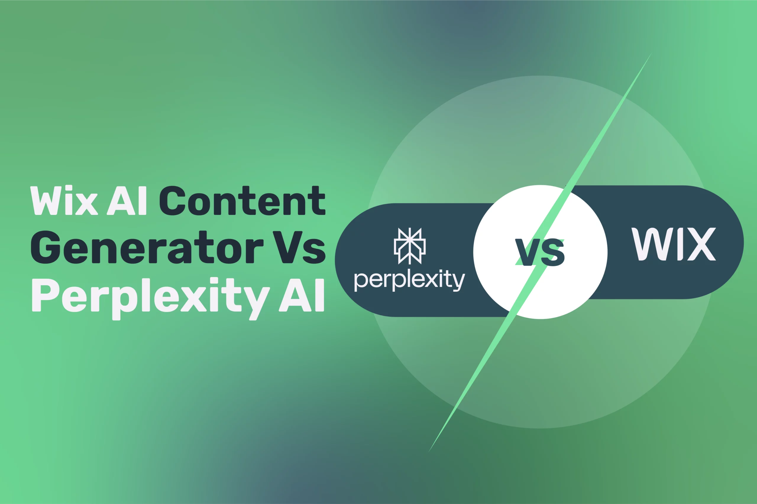 Wix AI Content Generator Vs Perplexity AI