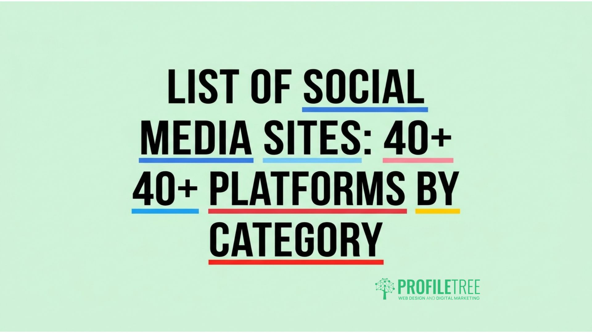 List of Social Media Sites